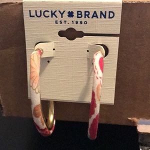 Lucky Brand hoop earrings